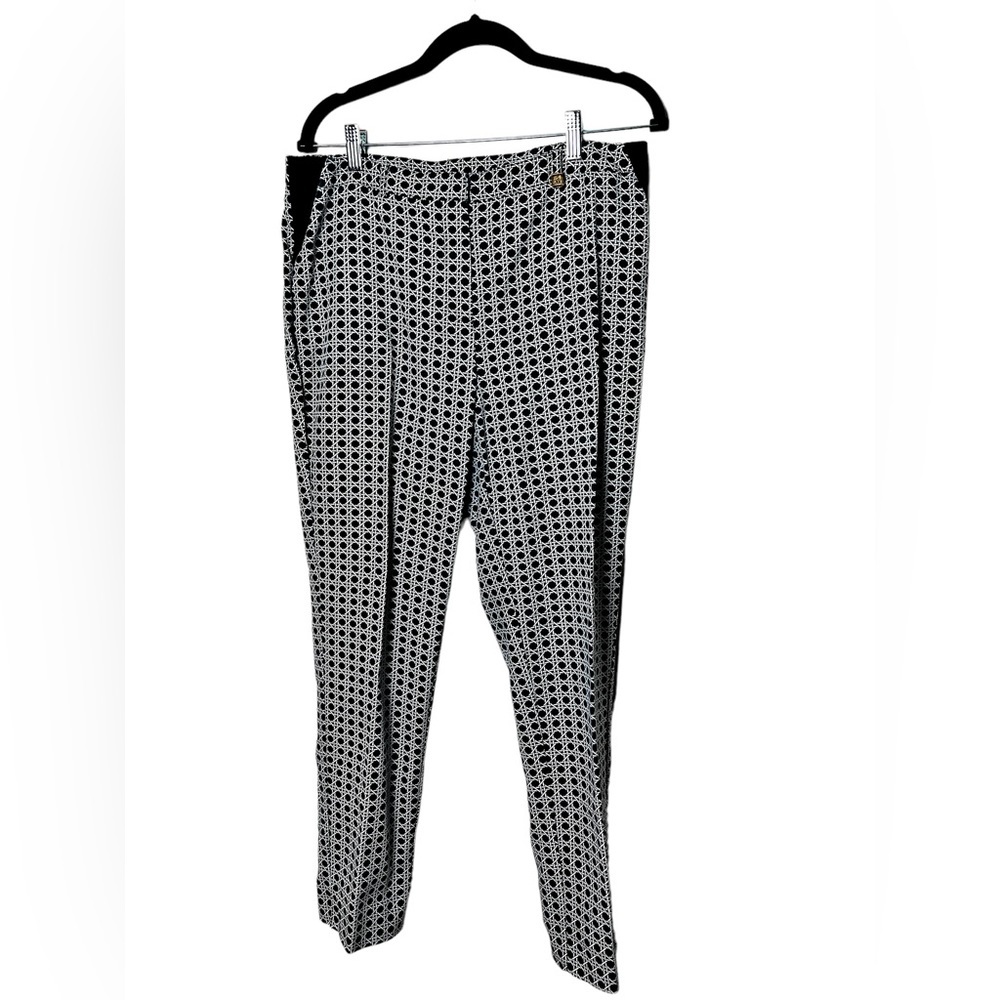 Anne Klein - Patterned Trousers - Sz. 8